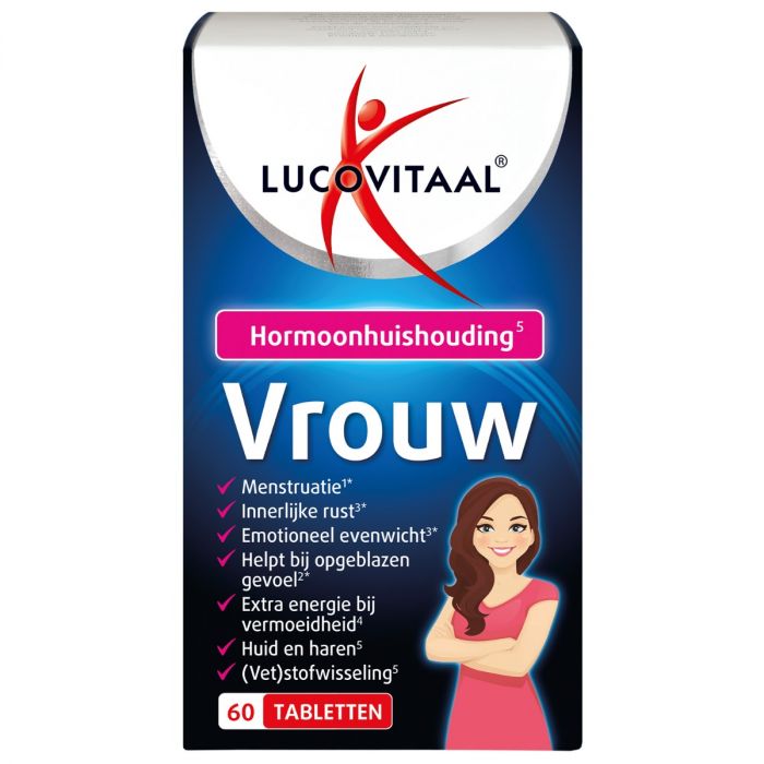 Lucovitaal Vrouw Hormoonhuishouding (60 tabletten)
