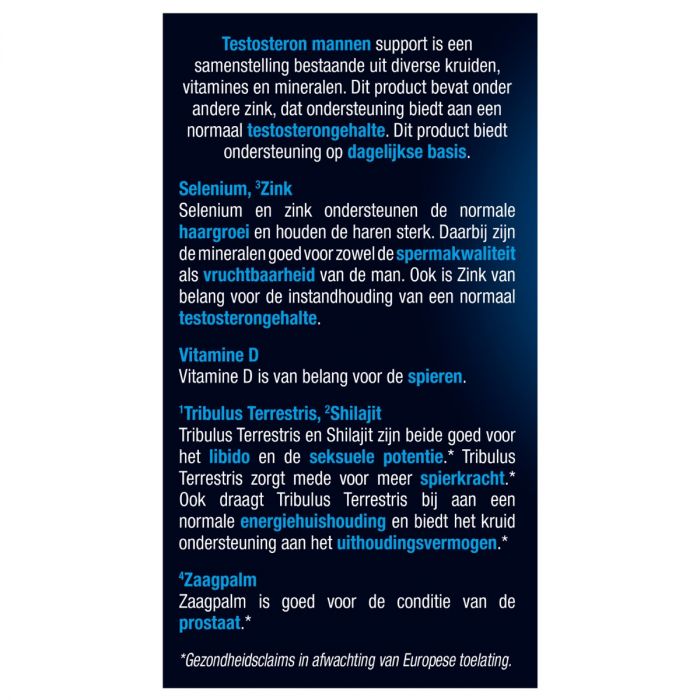 Lucovitaal Testosteron Mannen Support (30 tabletten) - image 2