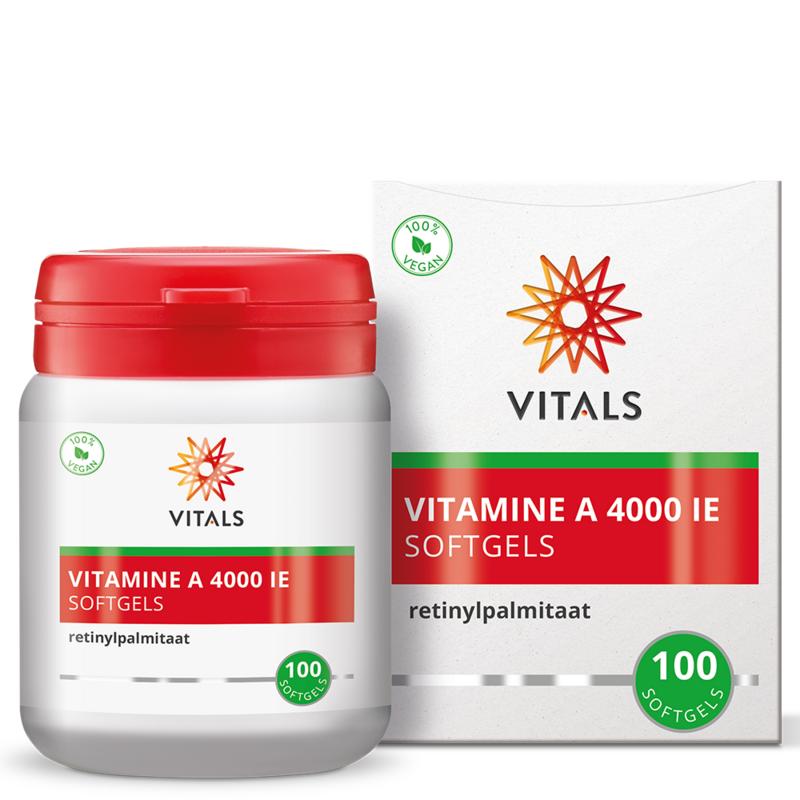 Vitals Vitamine A 4000 IE (100 softgels)