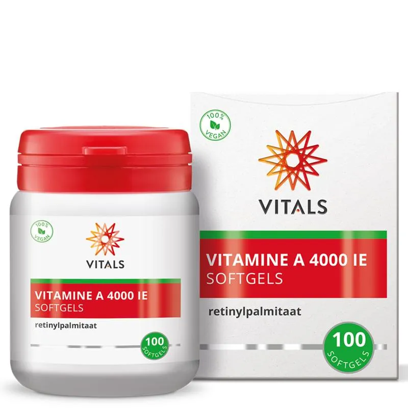Vitals Vitamine A 4000 IE (100 softgels)