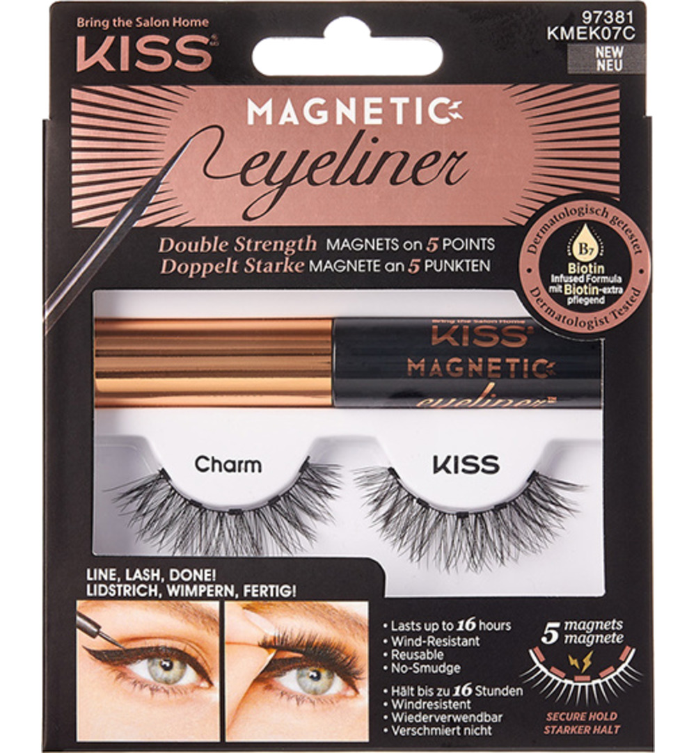 Kiss Magnetic eyeliner&lash kit 07 (1 set)