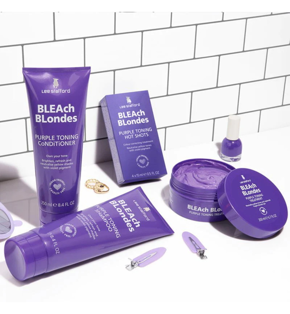 Lee Stafford Beach blondes purple toning conditioner (250 ml) - image 3