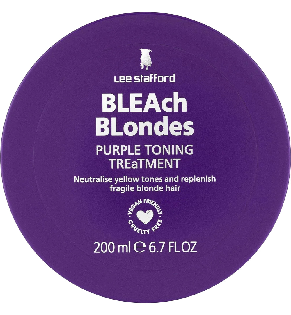 Lee Stafford Bleach blondes purple toning mask (200 ml)