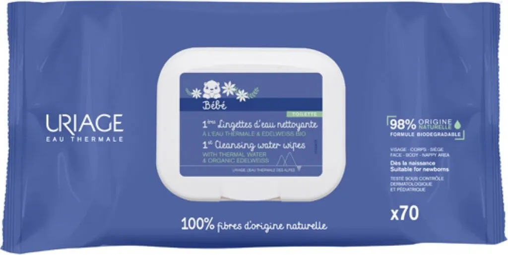 Uriage Bebe 1ere eau lingettes nettoyantes (1 stuk)