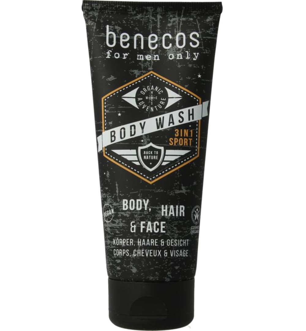 Benecos For men only body wash 3-in-1 (200 ml)