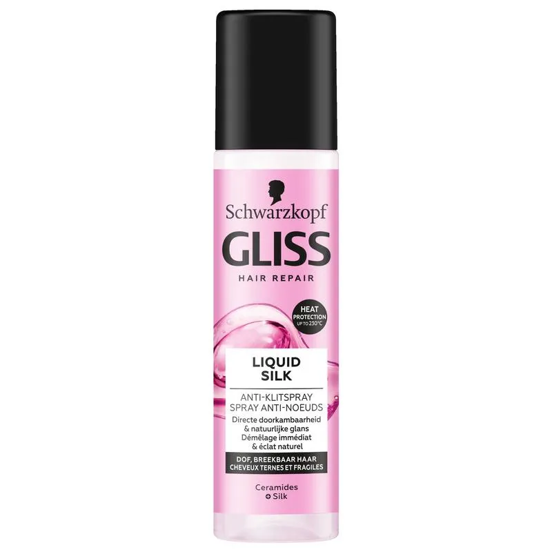 Gliss Kur Anti-klit spray liquid silk gl oss (200 ml)