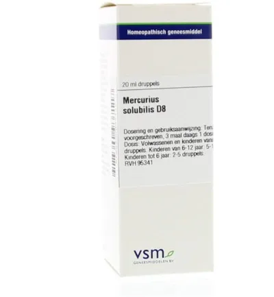 VSM Mercurius Solubilis D8 (20 ml)