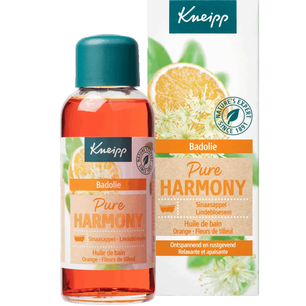 Kneipp Badolie oranje lindebloesem pure harmony (100 ml)