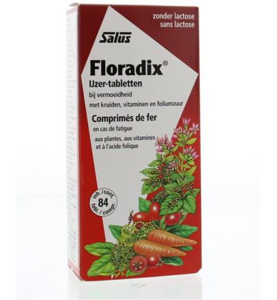 Salus Floradix ijzer (84 tabletten)