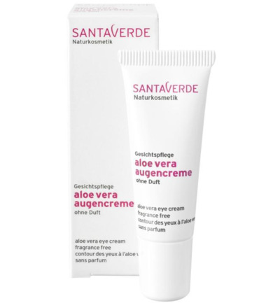 Santaverde Aloe vera eye cream parfumvrij (10 ml)
