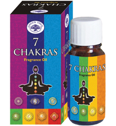 Green Tree Geurolie 7 chakras (10 ml)