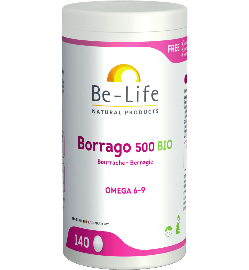 Be-Life Borrago 500 Bio (140 capsules)