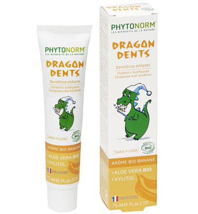 Phytonorm Dragondent kind tandpasta banaan (75 ml)