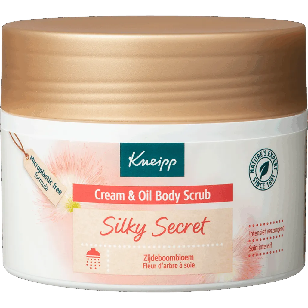 Kneipp Cream & oil body scrub silky secret (200 ml)