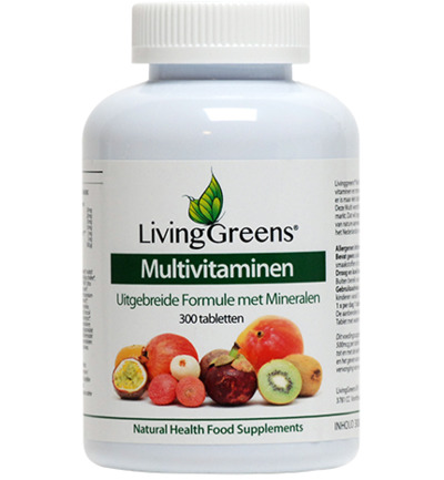 Livinggreens Multi Vitaminen & Mineralen Antioxidant (300 Tabletten)