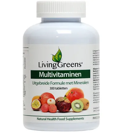 Livinggreens Multi Vitaminen & Mineralen Antioxidant (300 Tabletten)