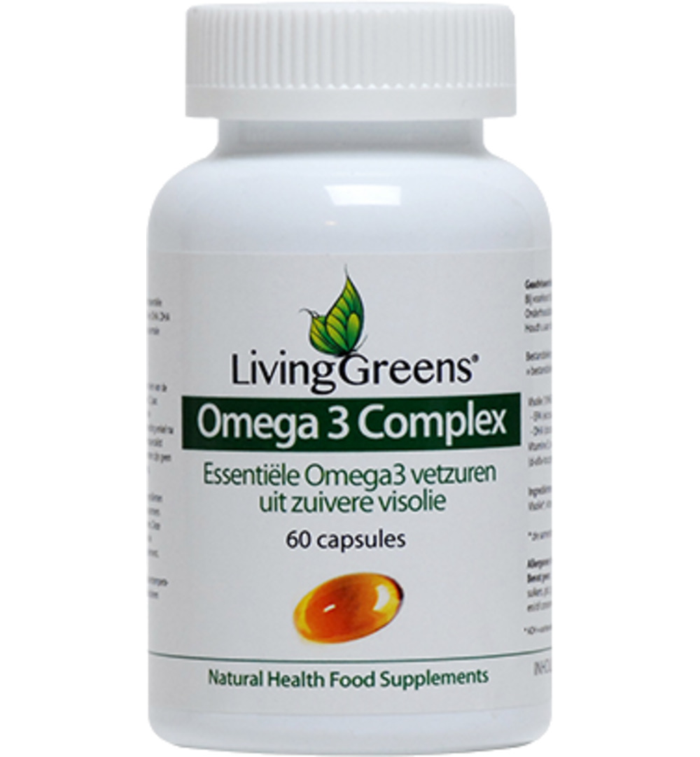 Livinggreens Omega 3 Visolie Complex (60 capsules)