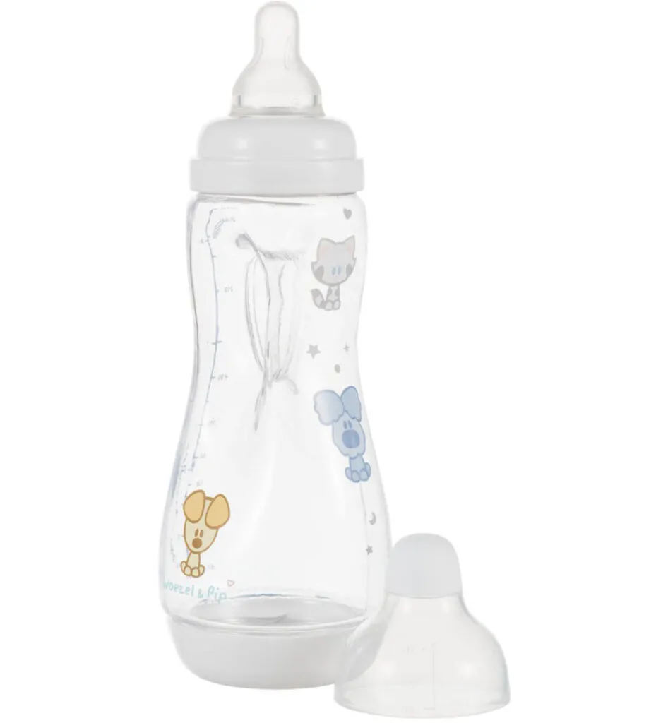 Difrax Handgreep fles 240ml woezel & pip (1 stuk)