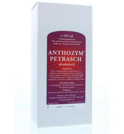 Petrasch Anthozym alcoholvrij (495 ml)