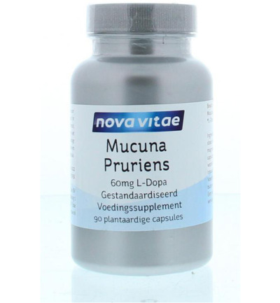 Nova Vitae Mucuna pruriens L-dopa 60 mg (90 vega capsules)