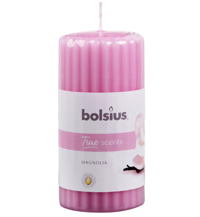 Bolsius True Scents Stompkaars Geur 120/58 Magnolia (1 stuk)