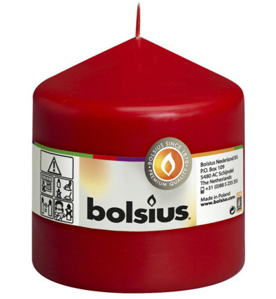 Bolsius Stompkaars 100/98 Rood (1 stuk)