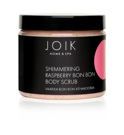 Joik Bodyscrub shimmering raspberry bon bon (210 gr)