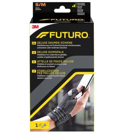 Futuro Deluxe duimspalk maat S/M zwart (1 stuk)