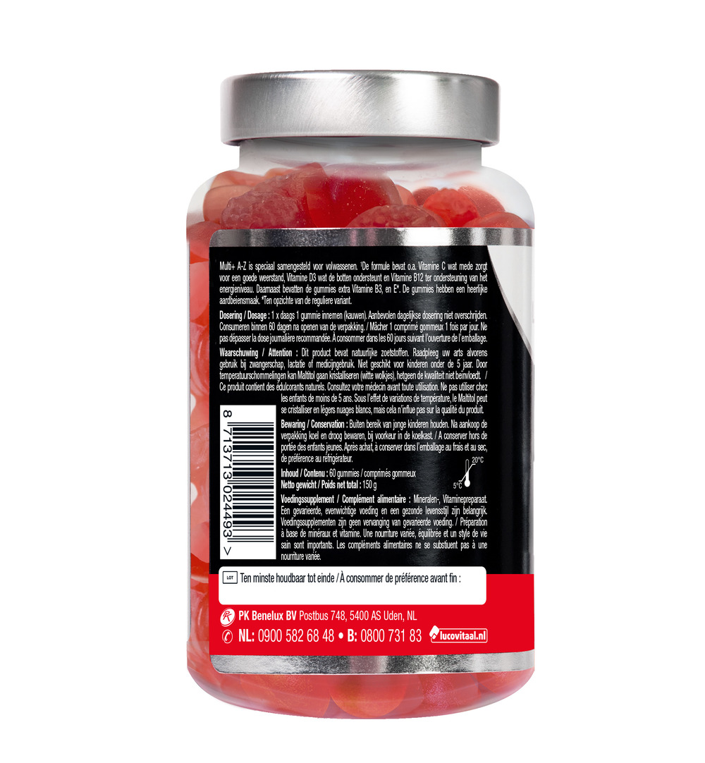 Lucovitaal Multi+ A-Z  (60 gummies) - image 2