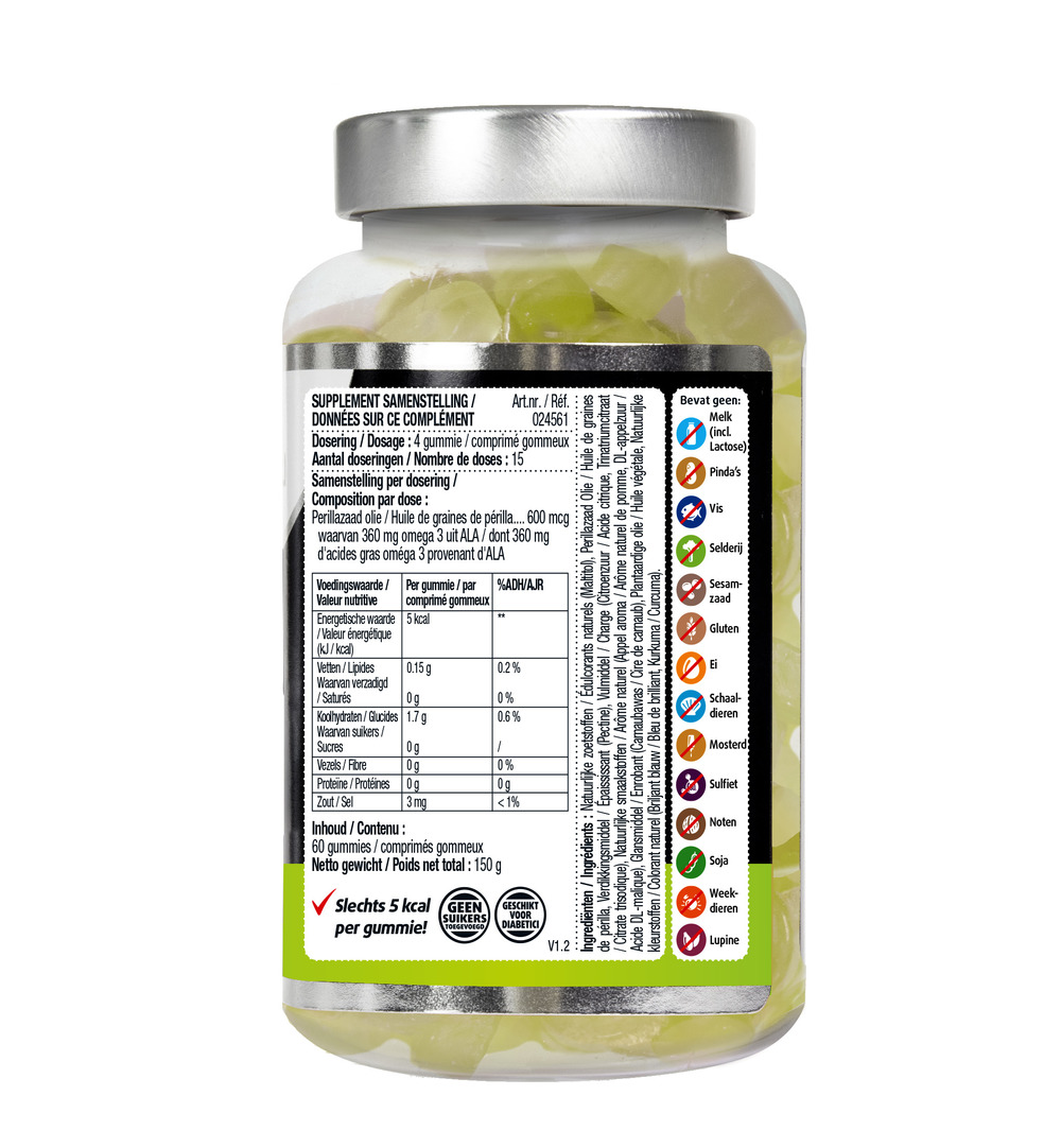 Lucovitaal Omega 3 Kids (60 gummies) - image 2