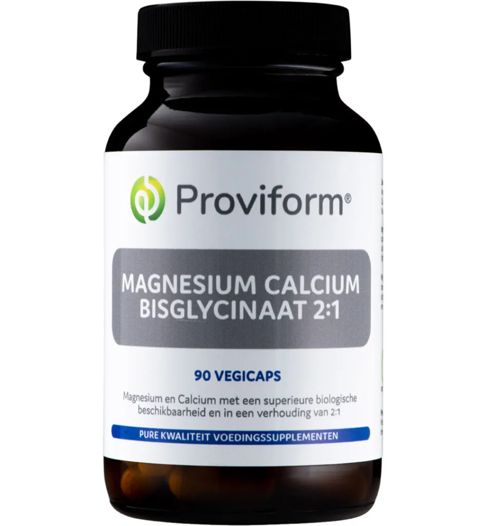 Proviform Magnesium Calcium Bisglycinaat 2:1 & D3 (90 vega capsules)