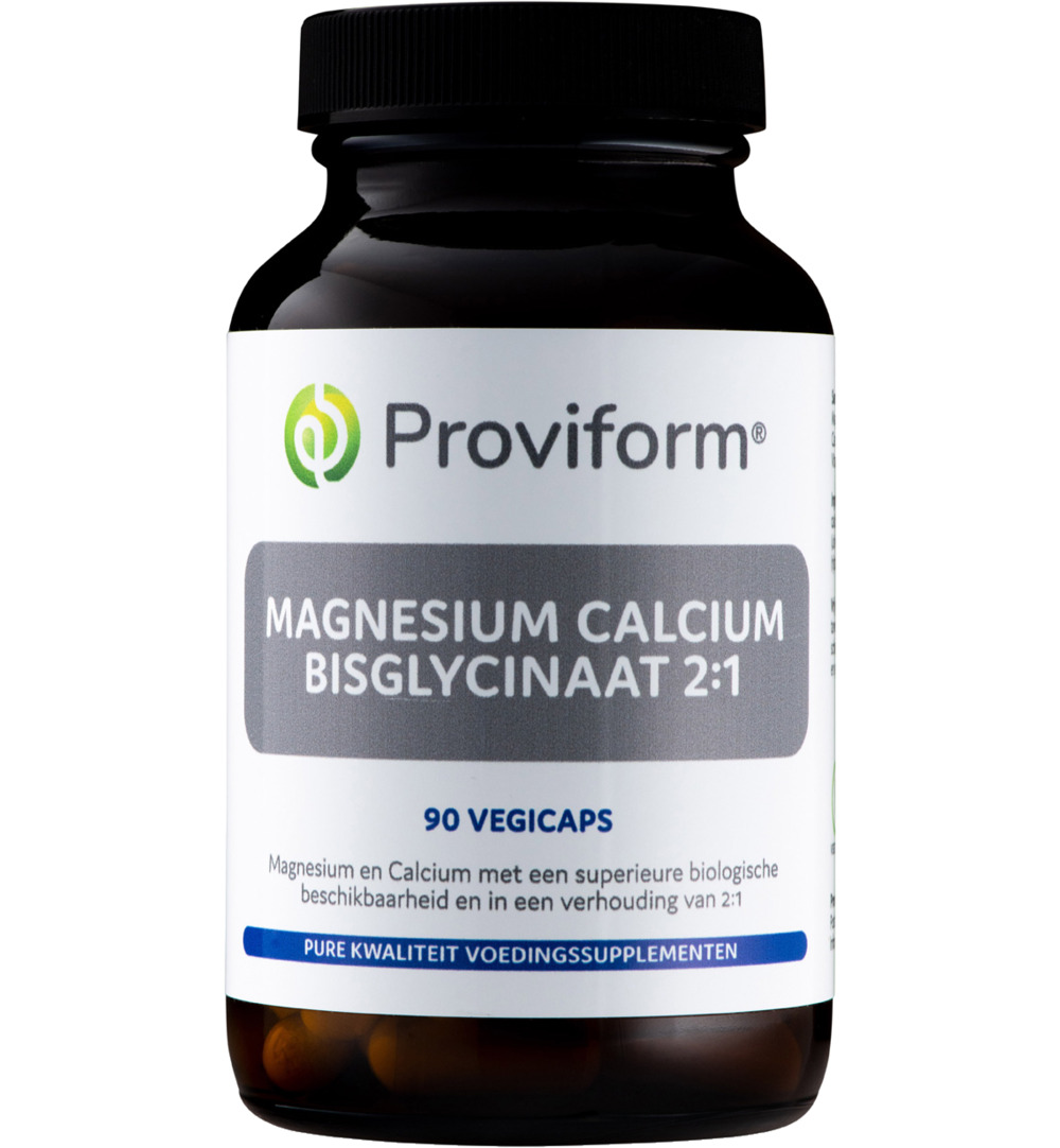 Proviform Magnesium Calcium Bisglycinaat 2:1 & D3 (90 vega capsules)