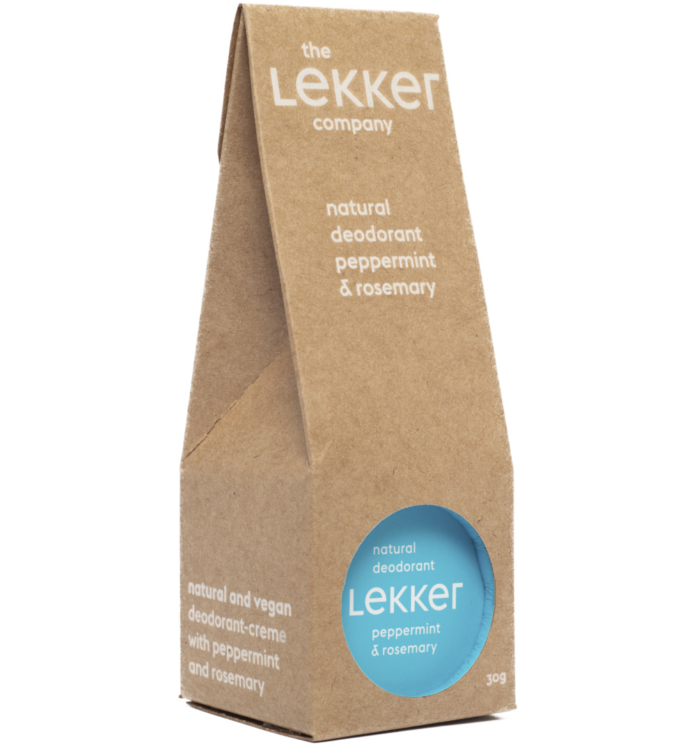 The Lekker Company Deodorant pepermunt & rozemarijn (30 ml)