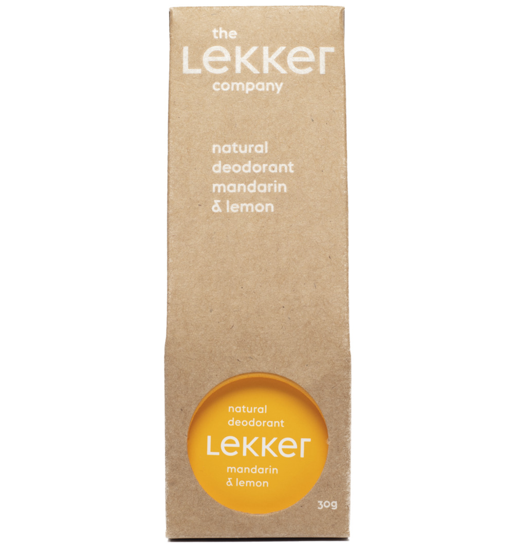 The Lekker Company Deodorant mandarijn & citroen (30 ml)