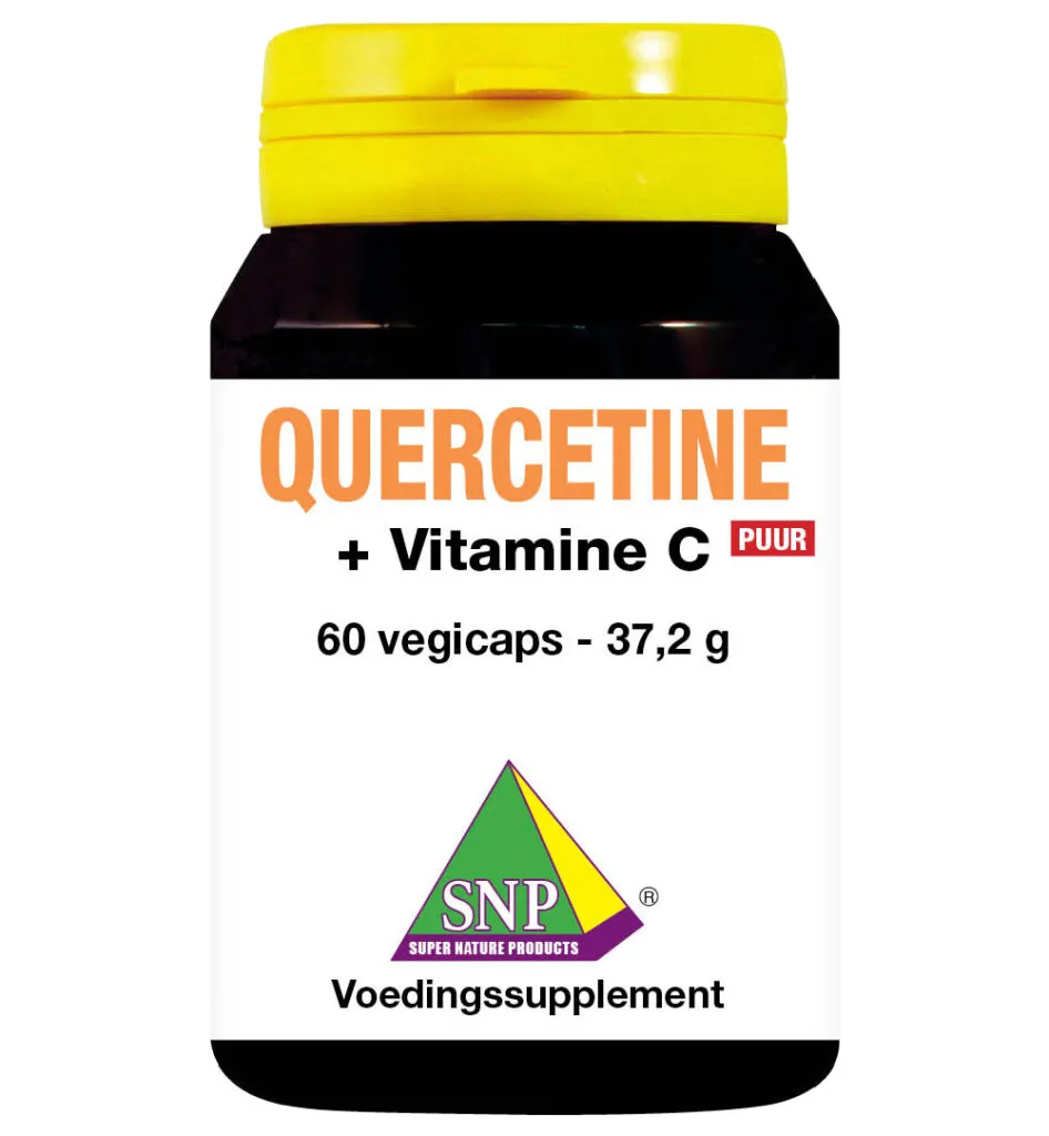 Snp Quercetine + gebufferde vitamine C puur (60 vega capsules)
