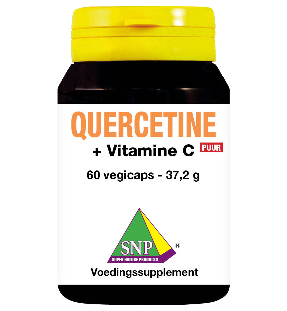 Snp Quercetine + gebufferde vitamine C puur (60 vega capsules)