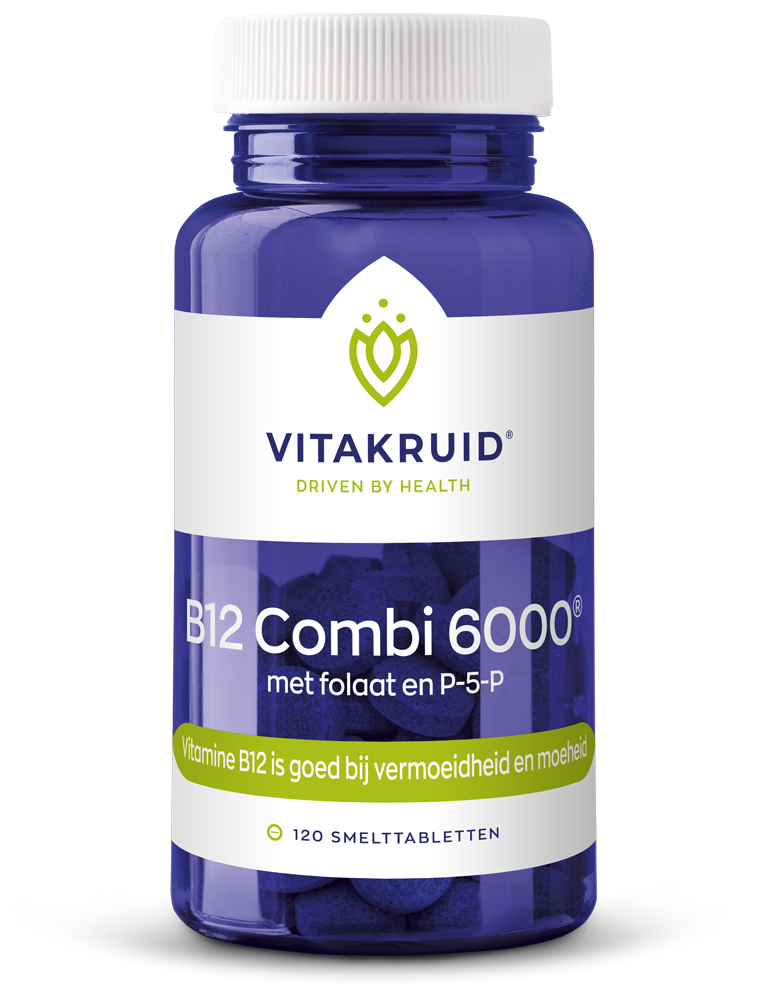 Vitakruid B12 Combi 6.000® Met Actief Folaat Vitamine (120 Smelttabletten)
