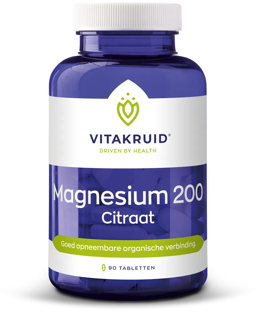 Vitakruid Magnesium 200 Citraat (90 tabletten)