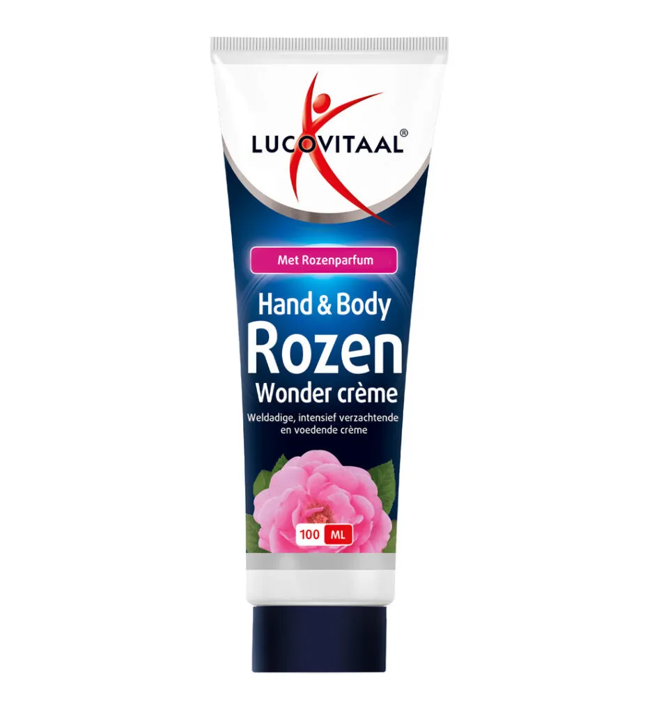 Lucovitaal Hand & Body Rozen Wonder Crème (100 ml)