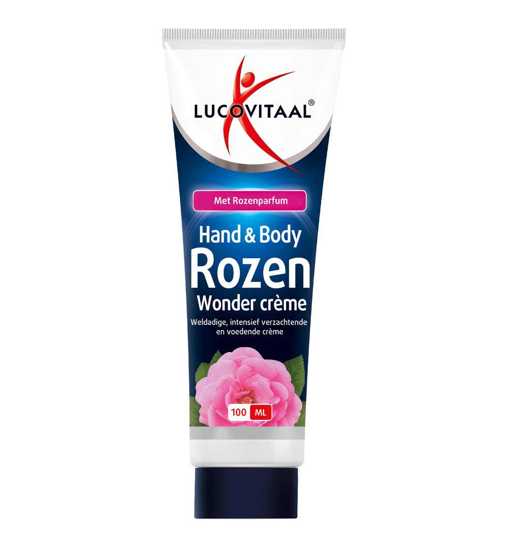 Lucovitaal Hand & Body Rozen Wonder Crème (100 ml)
