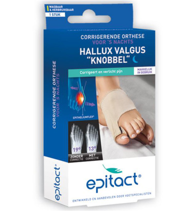 Epitact Hallux valgus nacht maat 36/38 (1 stuk)