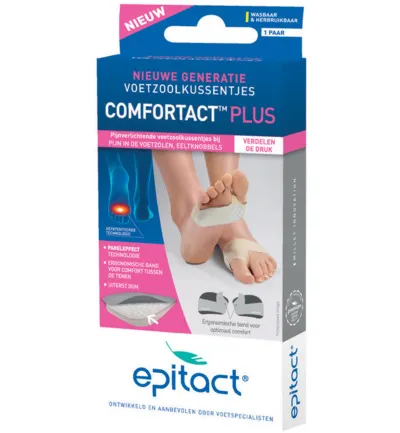 Epitact Voetzoolkussentjes Comfort Maat 39/41 (2 stuks)