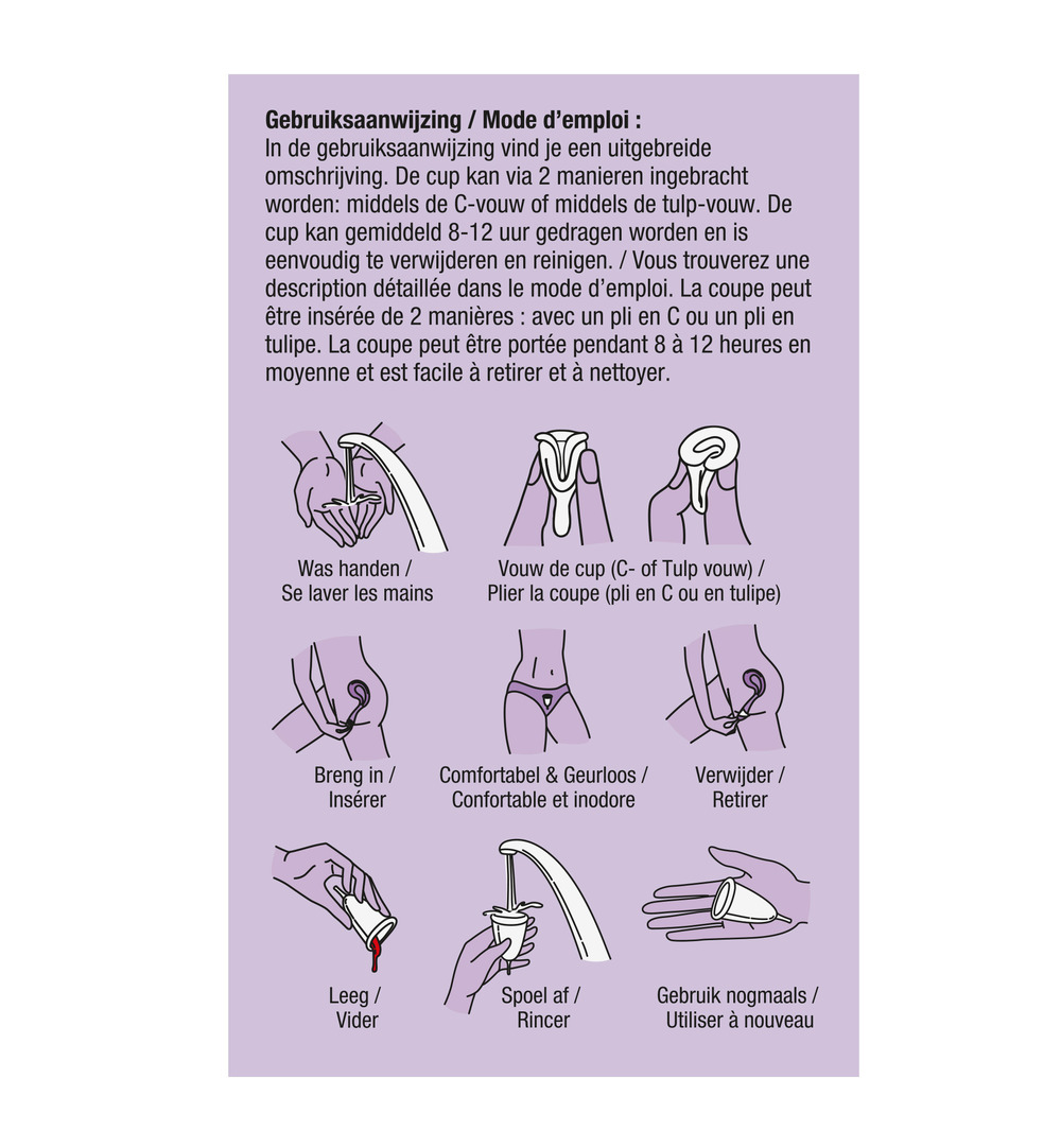 Lucovitaal Menstruatie Cup Maat A (1 stuk) - image 3