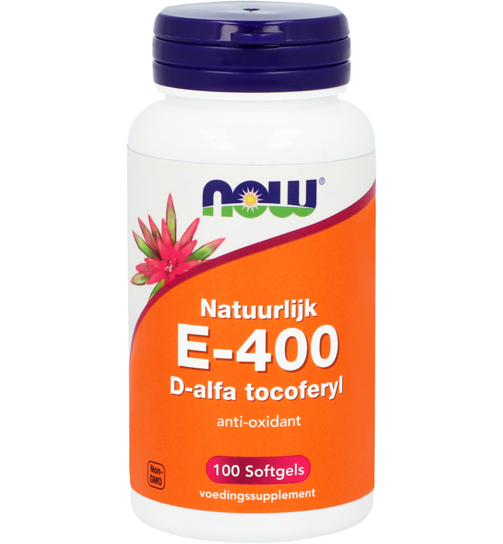 Now Vitamine E-400 d-alfa tocoferyl (100 softgels)