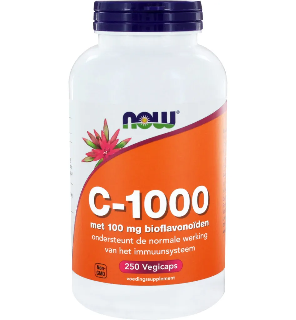 Now Vitamine C 1000 mg bioflavonoiden (250 vega capsules)