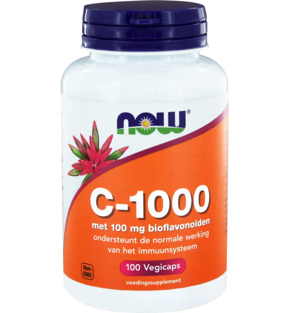 Now Vitamine C 1000 mg bioflavonoiden (100 vega capsules)
