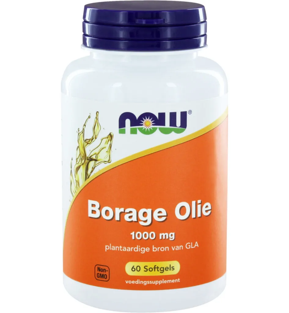 Now Borage Olie 1000 Mg (60 softgels)