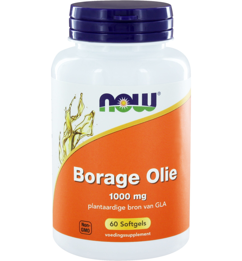 Now Borage Olie 1000 Mg (60 softgels)