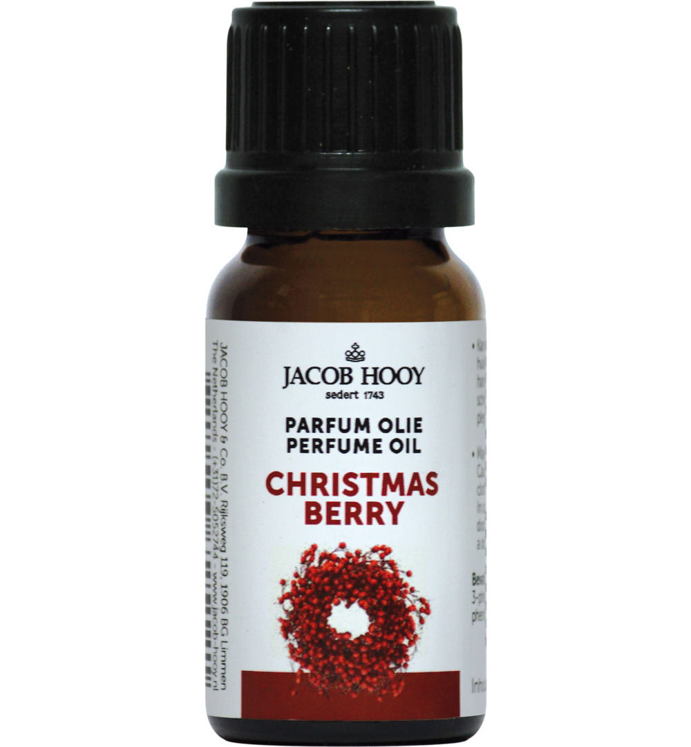 Jacob Hooy Parfum olie Christmas berry (10 ml)