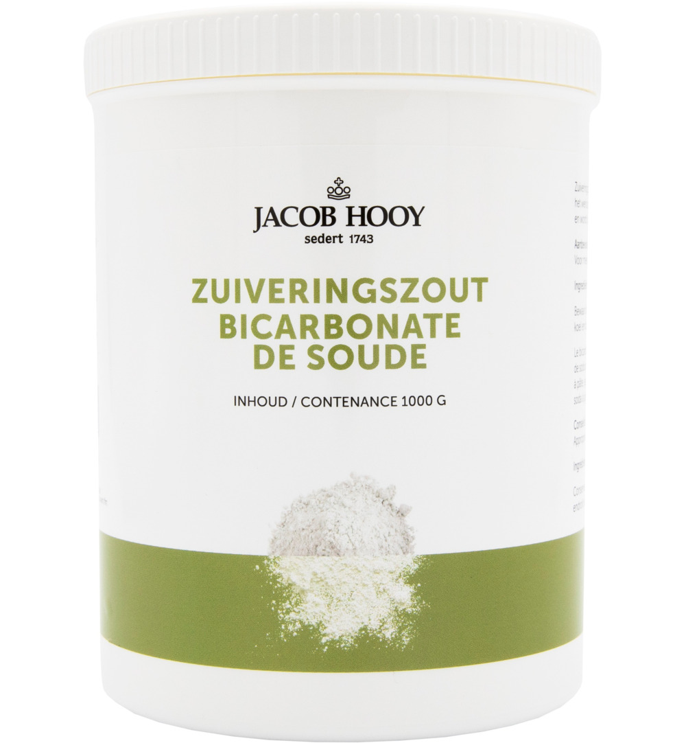 Jacob Hooy Zuiveringszout natrium bicarbonaat pot (1000 gr)